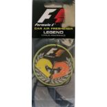 1250 x BRAND NEW FORMULA ONE CAR AIR FRESHENERS LEGEND CITRUS SCENT