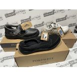 15 X BRAND NEW PAIRS OF PORTWEST PROFESSIONAL SAFETY SHOES IN VARIOUS DESIGNS AND SIZES INSL