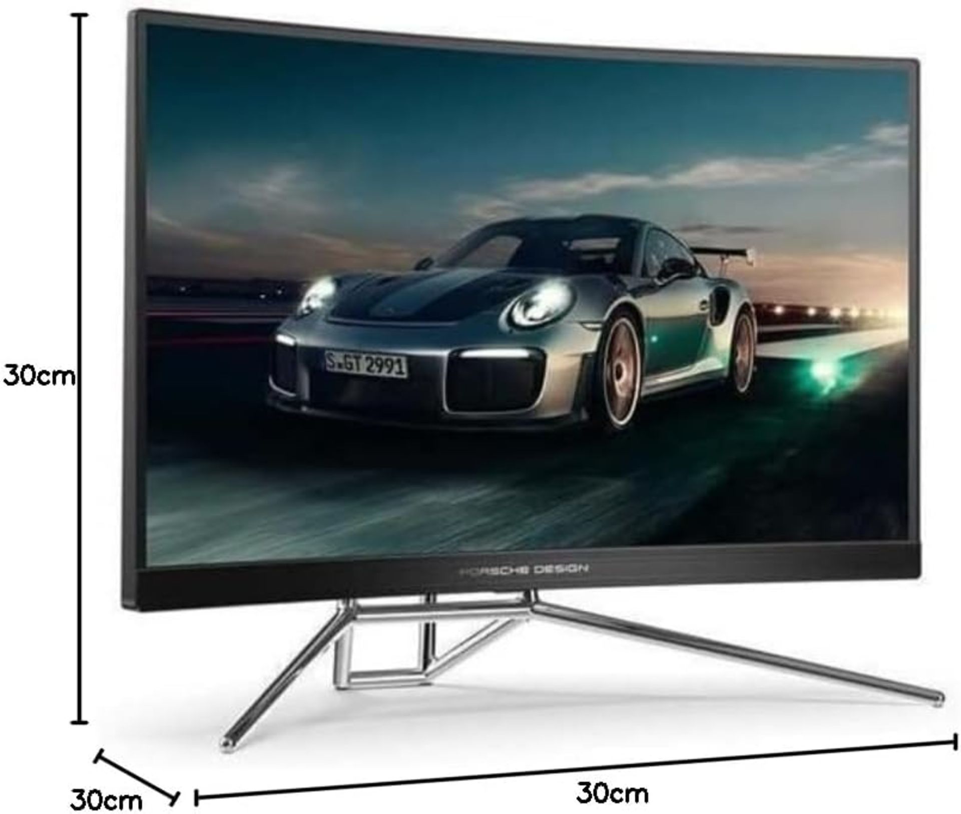 AOC PD27S 27 Inch QHD 170hz Porsche Design Gaming Monitor. RRP £429.99. (R6R). The 27" panel – - Image 5 of 5