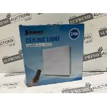 16 X BRAND NEW SOLMORE 24W CEILING LIGHTS INSL