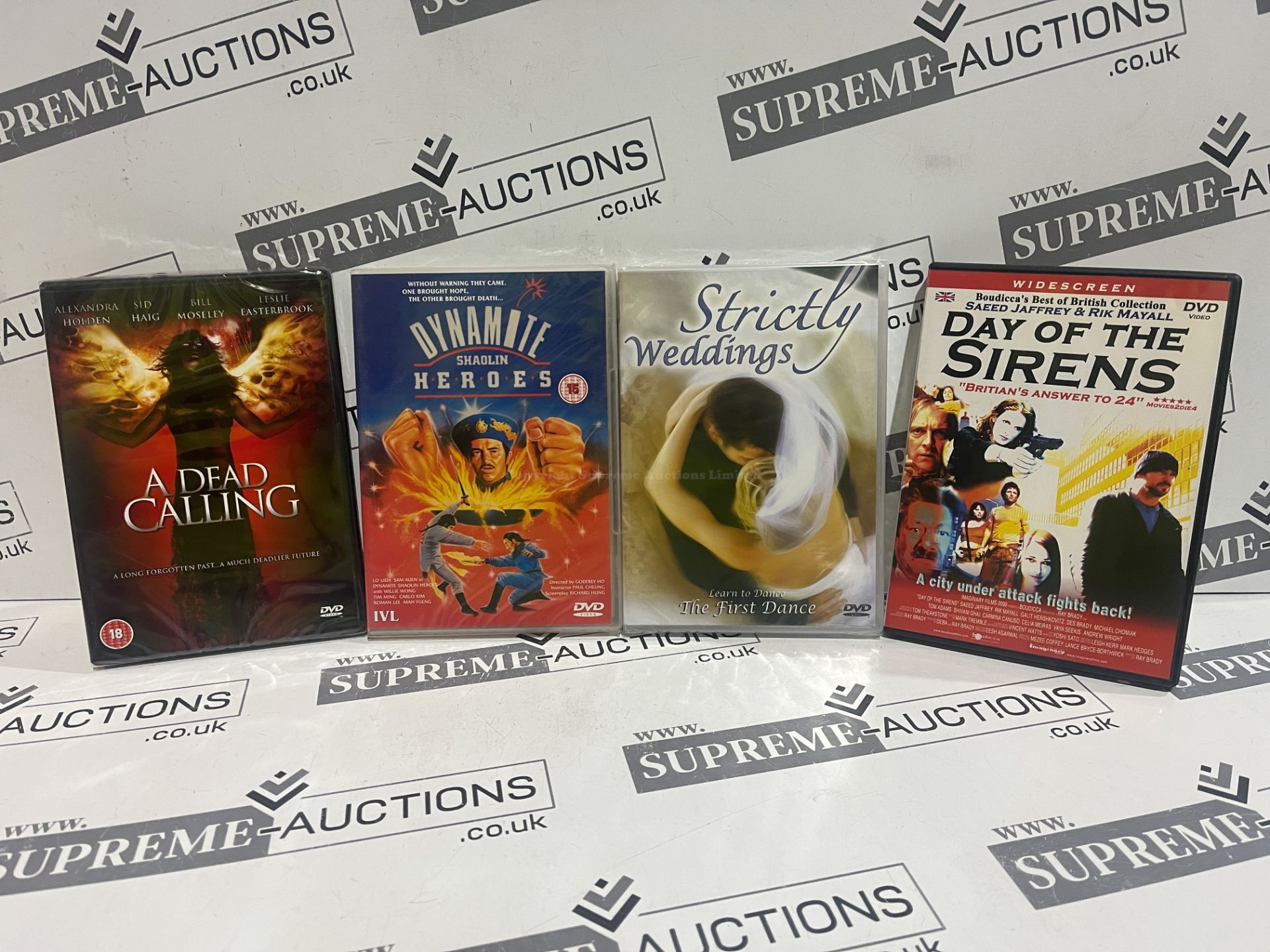 300 X BRAND NEW ASSORTED DVD IN VARIOUS GENRES R15-7