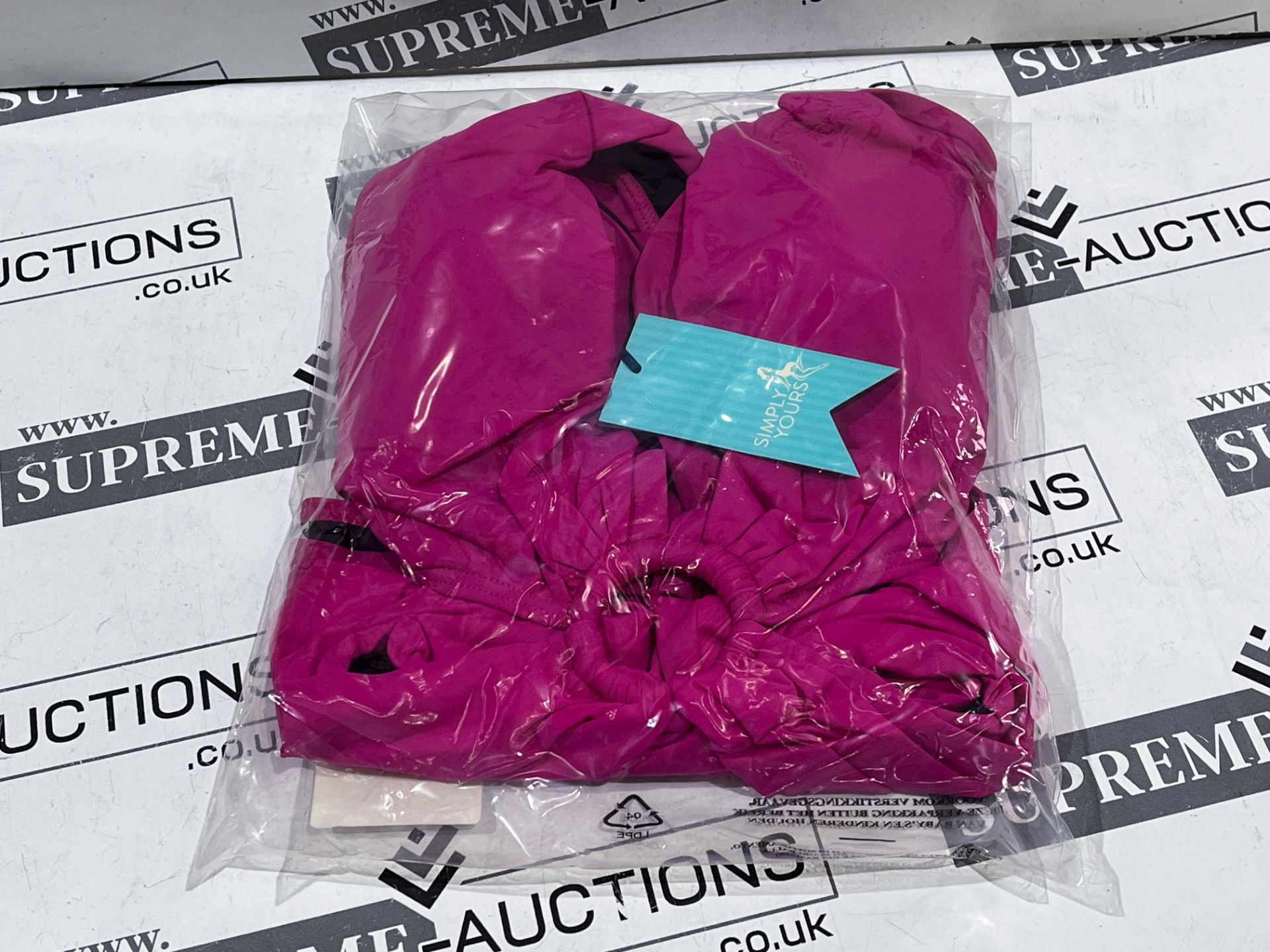 12 X BRAND NEW SIMPLY BE PINK SWIMSUITS SIZE 18 RRP £39 EACH LPT