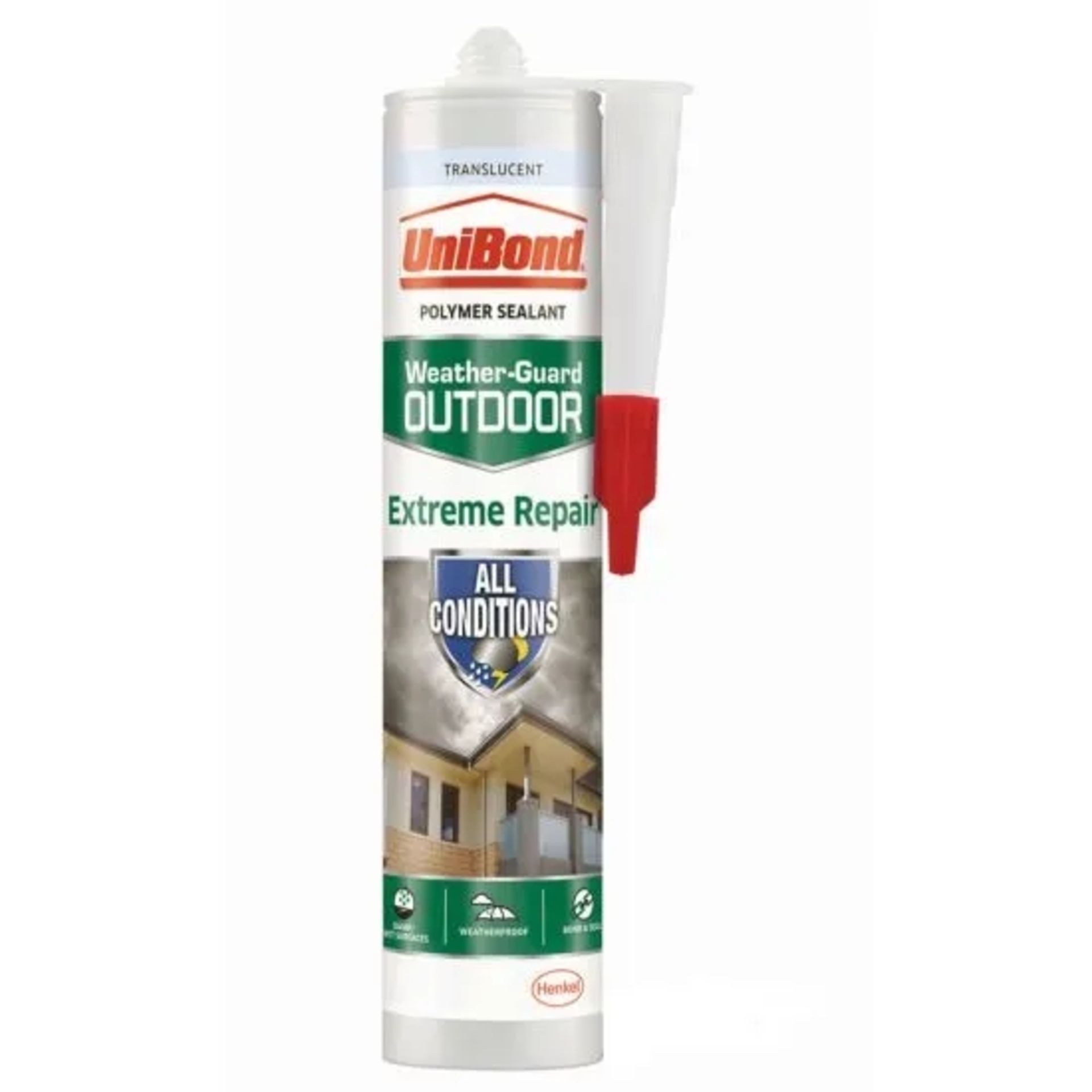 100 X 204G UNIBOND WEATHER GUARD EXTREME REPAIR (PLEASE NOTE PAST EXPIRY) R12-3