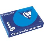 12 X BRAND NEW PACKS OF 500 CLAIRE FONTAINE 80GSM A4 COPIER PAPER BLUE RRP £21 PER PACK R2.4