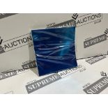 25 X BRAND NEW SETS OF 40 SHEETS OF 15 X 15CM 0.2MM THICK ADHESIVE SQUARE MIRROR STICKERS R11-10