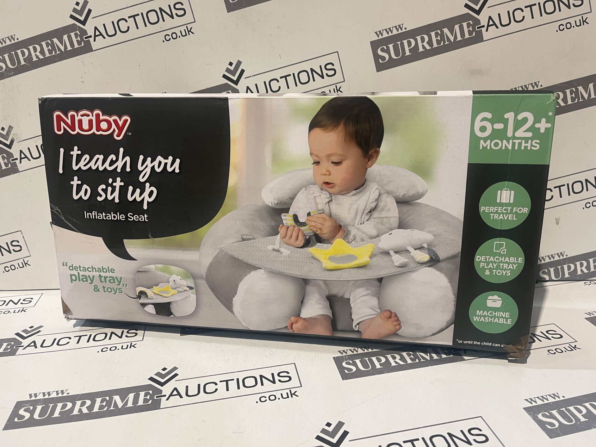 4 X NUBY INFLATABLE SEATS, I TEACH YOU TO SIT UP R15-10