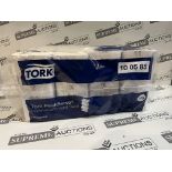 6 X BRAND NEW PACKS OF 12 TORK 410 SHEET TOILET ROLLS R9-1