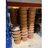 100 X BRAND NEW CLAY PLANTERS INSL