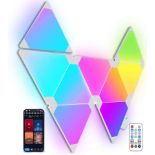 TRADE LOT 5 X Brand New Triangle LED Lights for Gaming Setup, RGB Triangle Wall Lights for