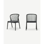 2 X BRAND NEW MADE.COM TACOMA DINING CHAIRS R12-12