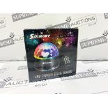 12 X BRAND NEW LED DISCO BALL LIGHTS WITH REMOTE INSL