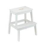 4 X BRAND NEW ROZELA WOODEN STEP STOOLS R10-7