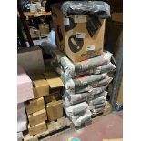 LARGE MIXED LOT INCLUDING GROUT, DISPENSERS, MOSAIC KITS, SPUNJ ETC R12-4