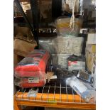 MIXED LOT INCLUDING STORAGE BASKETS, SOCKETS, WALLPAPER, BAGS ETC R13-7