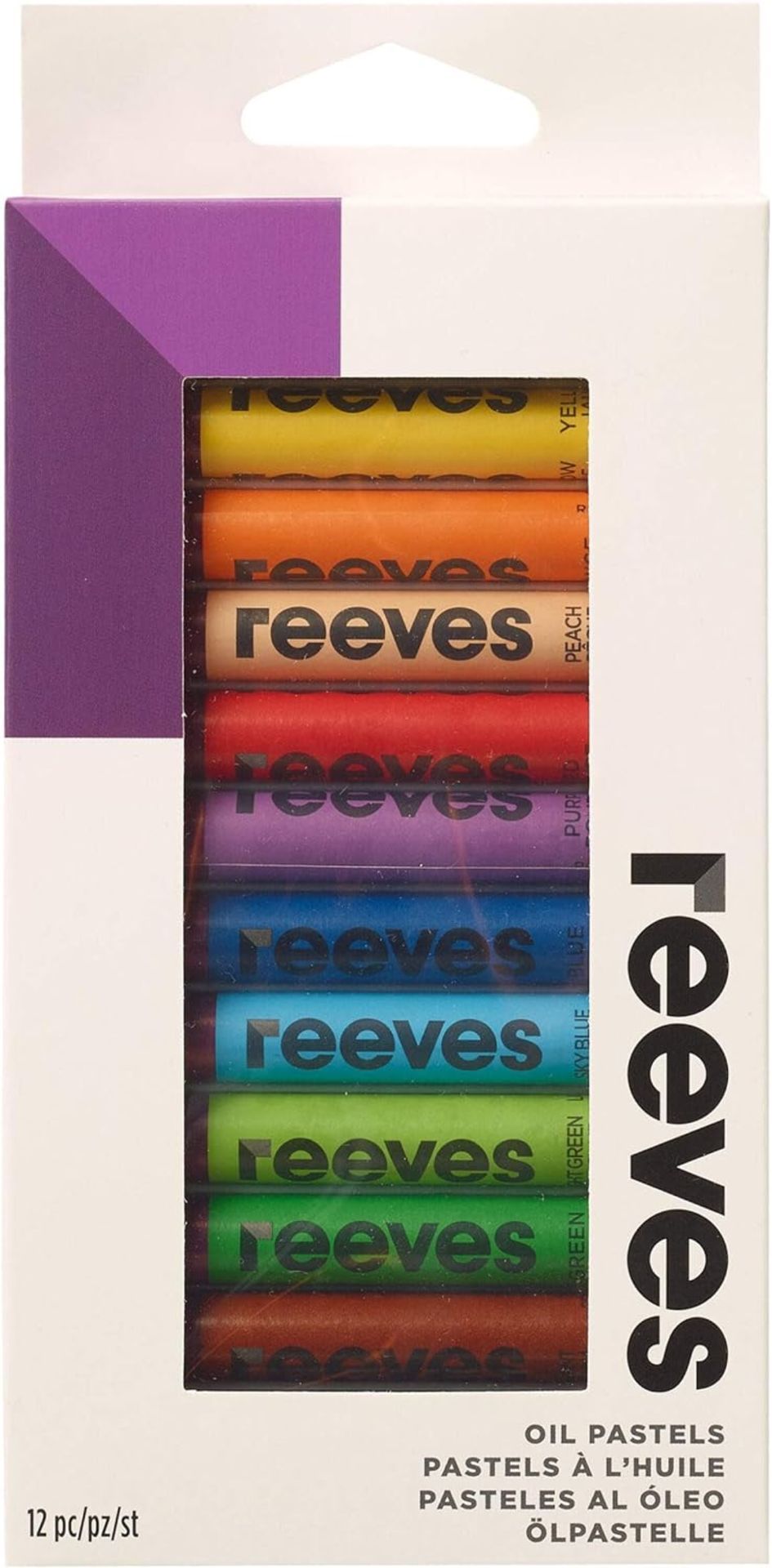 38 X BRAND NEW REEVES PACKS OF 12 ASSORTED OIL PASTELS R15-7