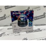 17 X BRAND NEW LED DISCO BALL LIGHTS WITH REMOTE INSL