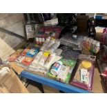 LARGE MIXED BRANDED CRAFT LOT INCLUDING MOD PODGE, SCULPEY, TULIP ETC S1-12