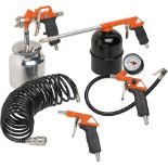 4 X Brand New Black & Decker 5 Piece Air Tool Kit, • Blowing Gun • Inflating Gun • Spray Gun •