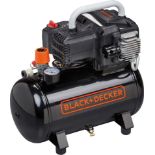 Trade Lot 5 X Brand New Black + Decker Compressor 195/12-NK, Thanks to a large tank capacity and a