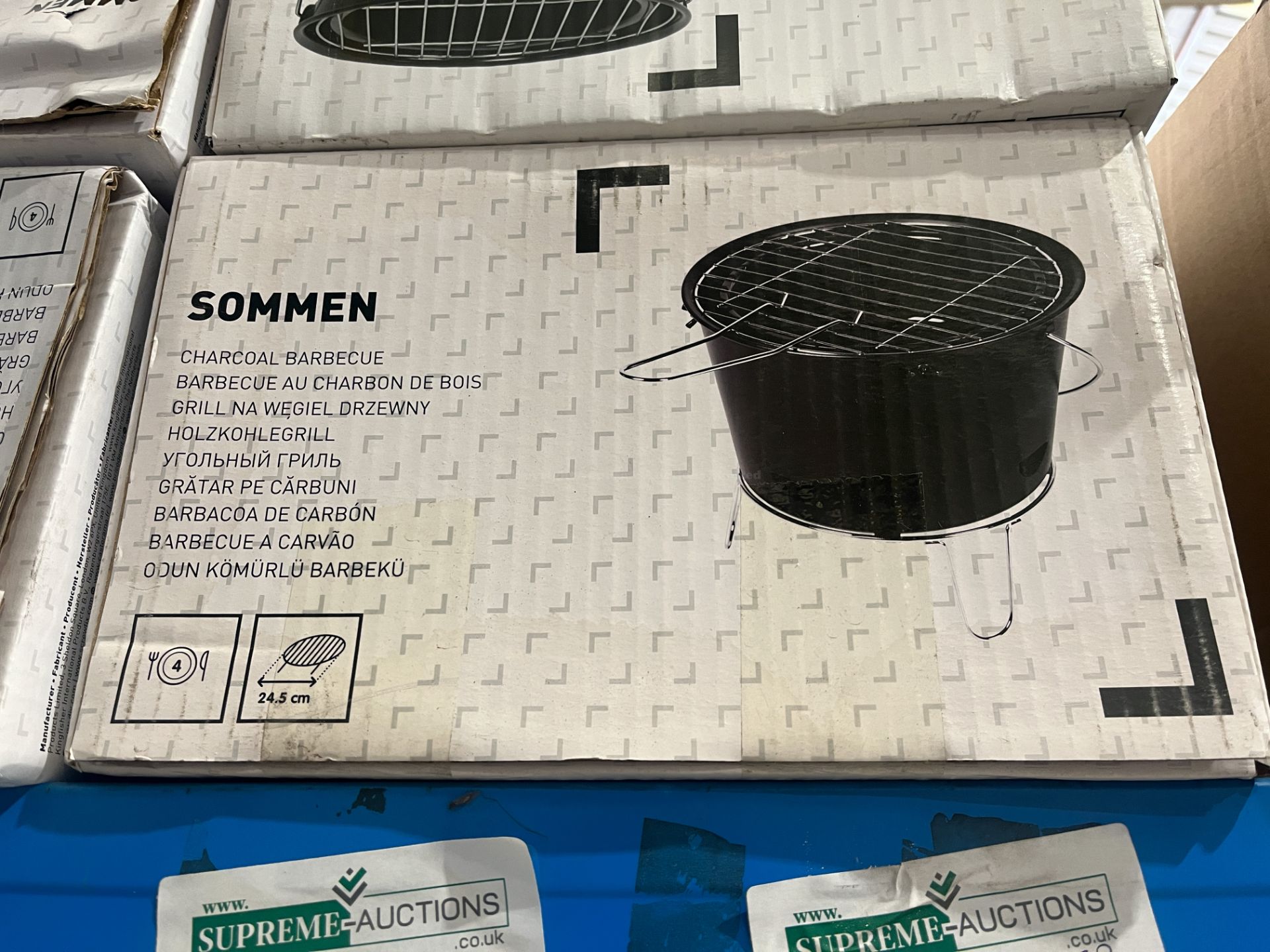 5 X BRAND NEW SOMMEN CHARCOAL BBQ S1-12