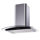 BRAND NEW COOKE AND LEWIS CL60CGRF 60CM CURVED GLASS HOOD WITH HOB LINK TECHNOLOGY S1-16