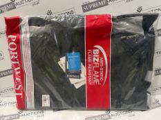 7 X BRAND NEW PORTWEST ANTI STATIC BIZFLAME COVERALLS SIZE LARGE S1-7