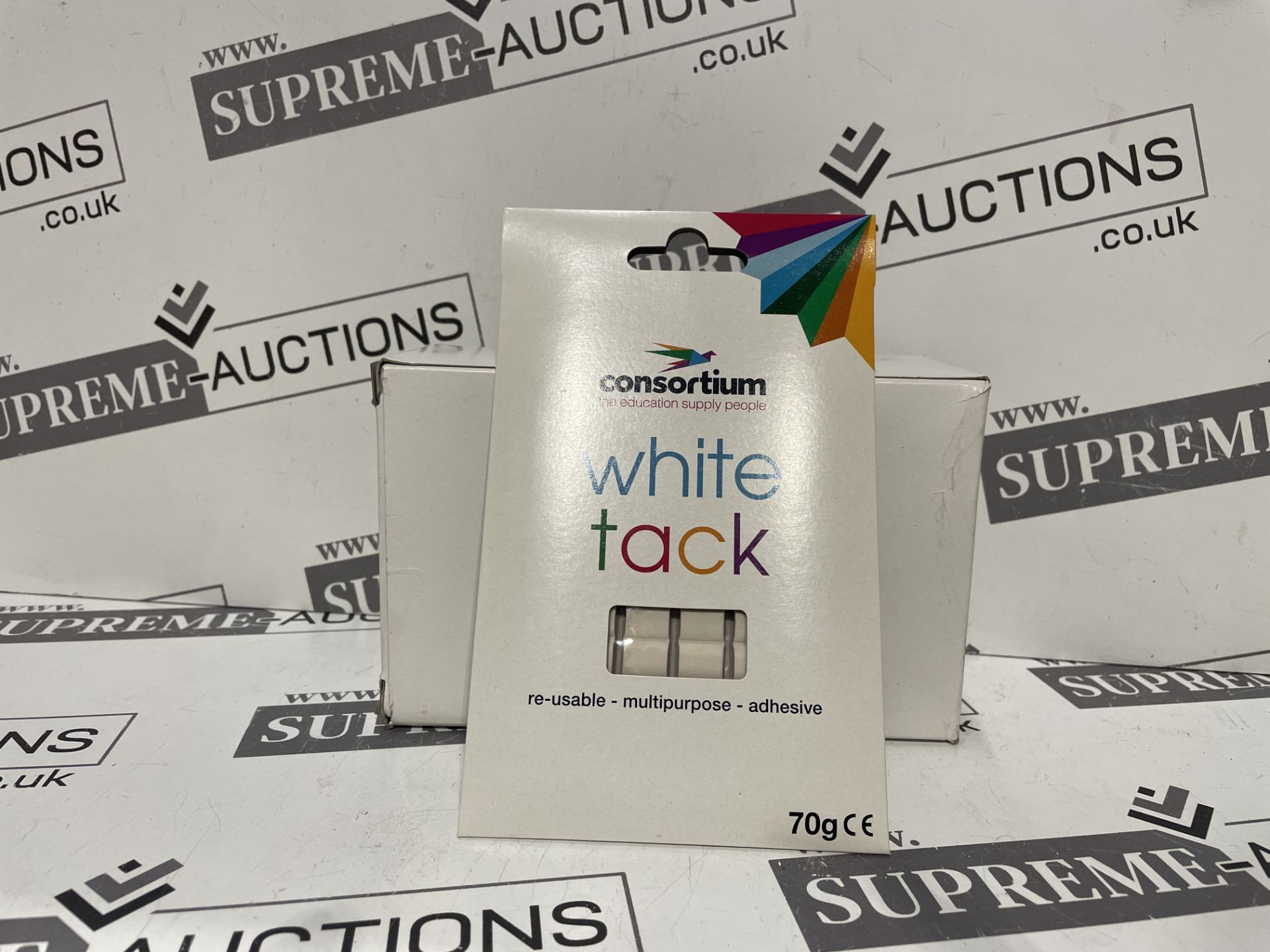 10 X BRAND NEW PACKS OF 10 70G WHITE TACK MULTIPURPOSE REUSABLE ADHESIVE R1.12