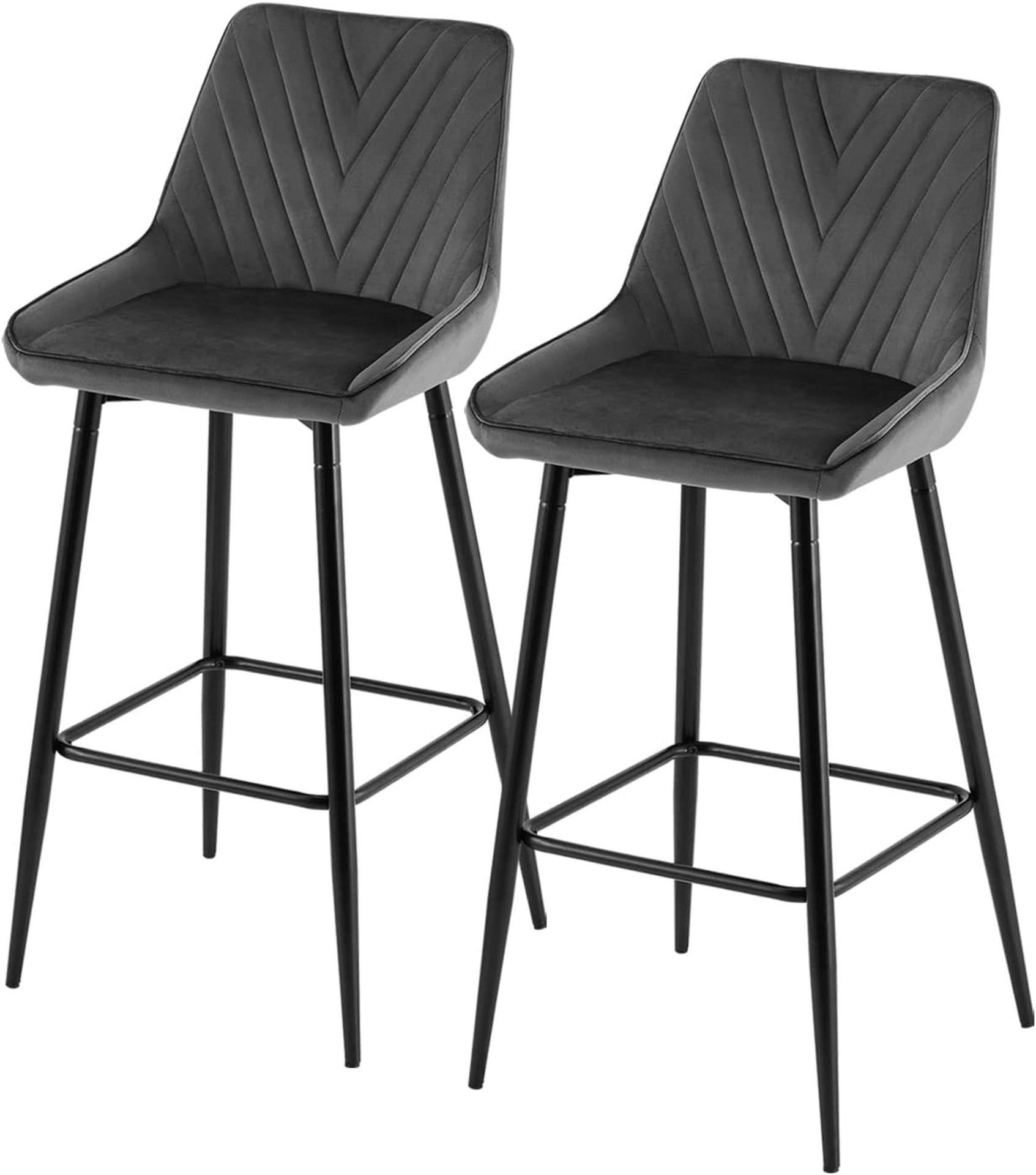 BRAND NEW SET OF 2 CLIPOP LUXURY DINING CHAIRS R5-2