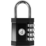 40 X BRAND NEW DESIRE TOOLS BLACK COMBINATION PADLOCKS R17-2