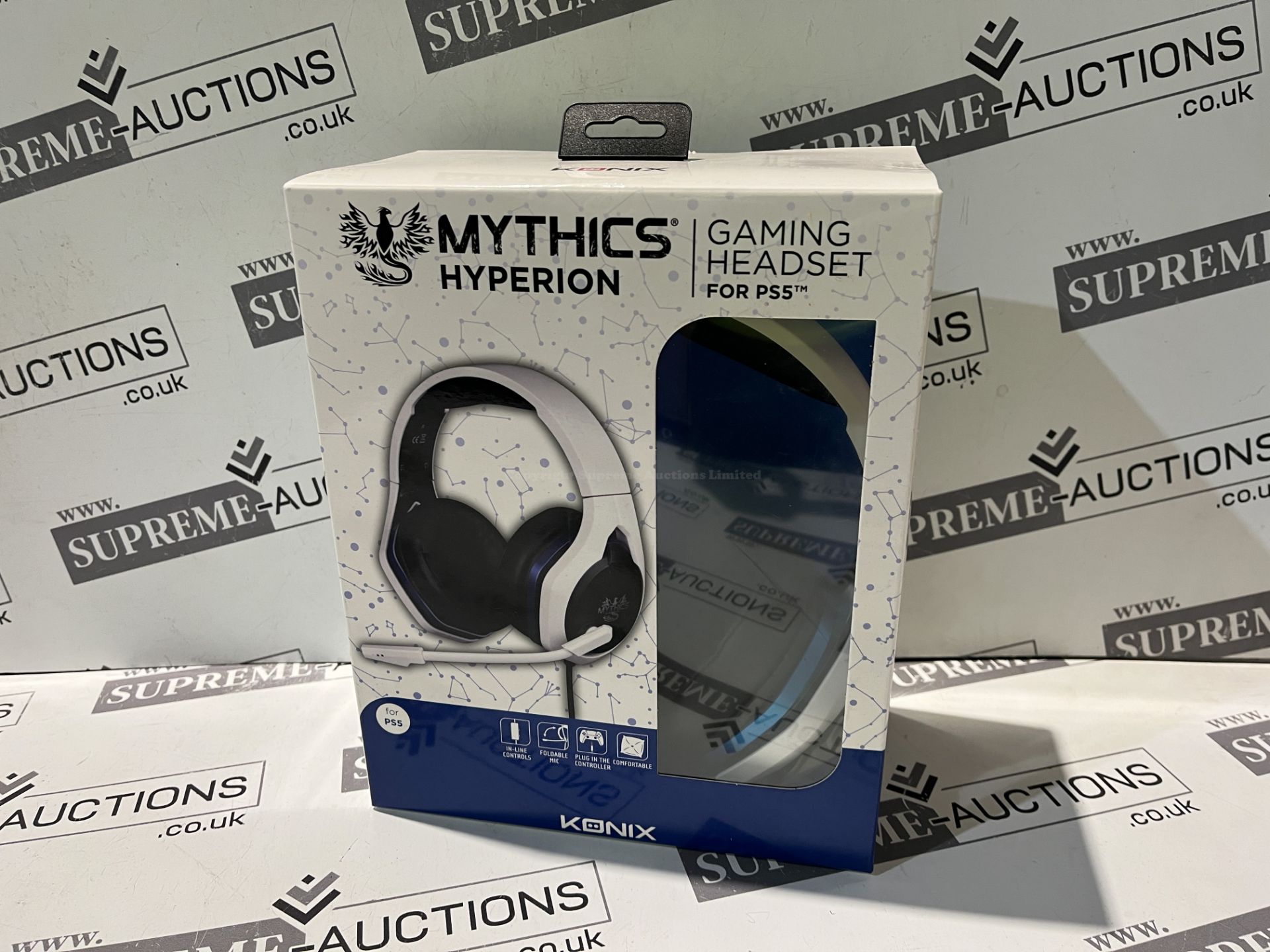 4 X BRAND NEW KONIX MYTHICS HYPERION GAMING HEADSET FOR PS5 R16-5