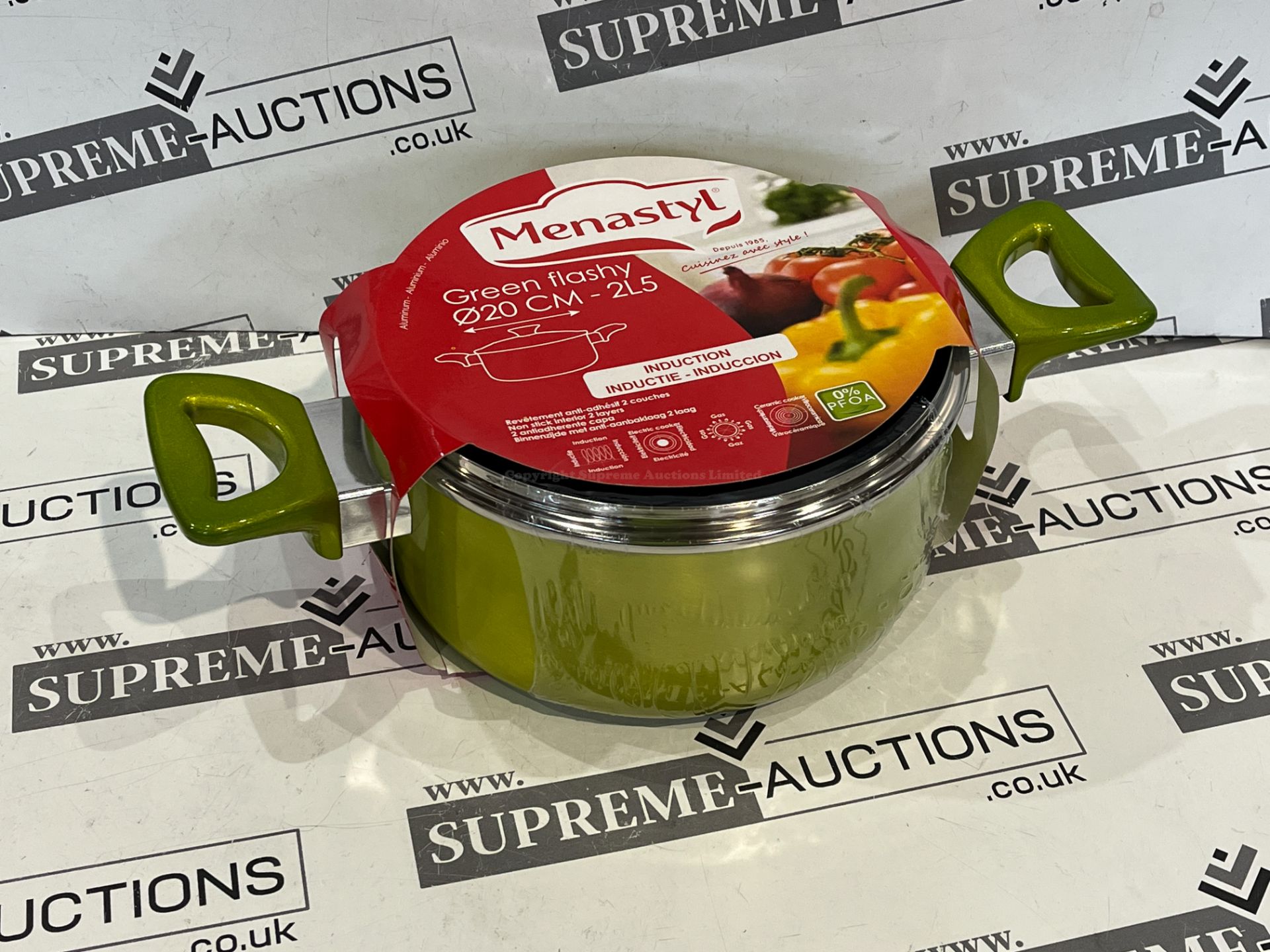 8 X BRAND NEW MENASTYL FLASHY GREEN STOCKPOTS R16-3