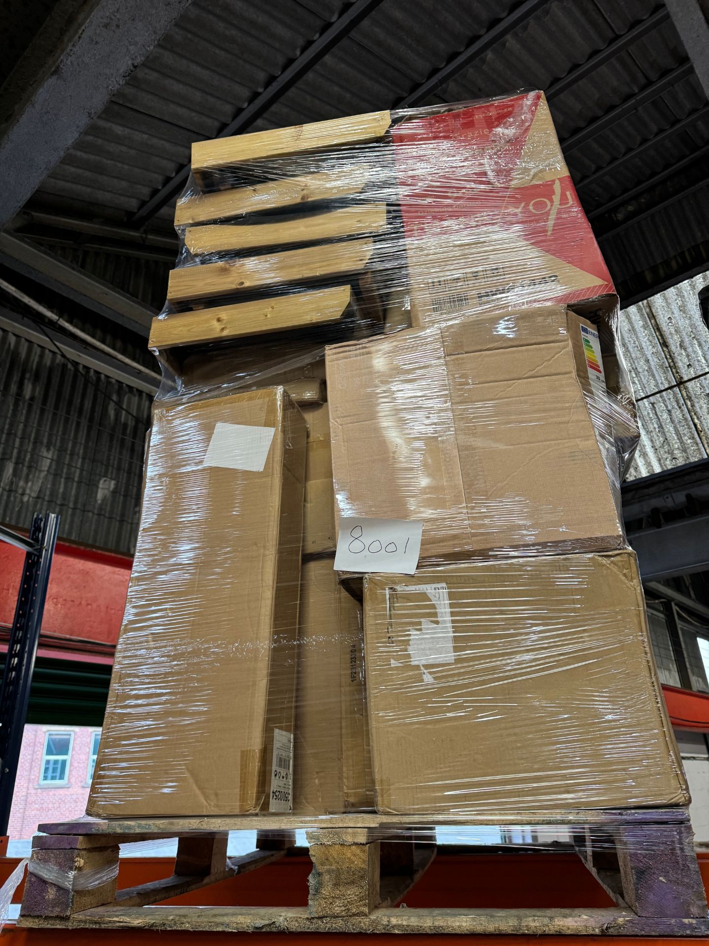 Mixed pallet of unchecked and unopened customer returns (ER)