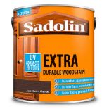 6 X BRAND NEW 2.5L TINS OF SANDOLIN EXTRA JACOBEAN WALNUT DURABLE WOODSTAIN RRP £82 EACH BW
