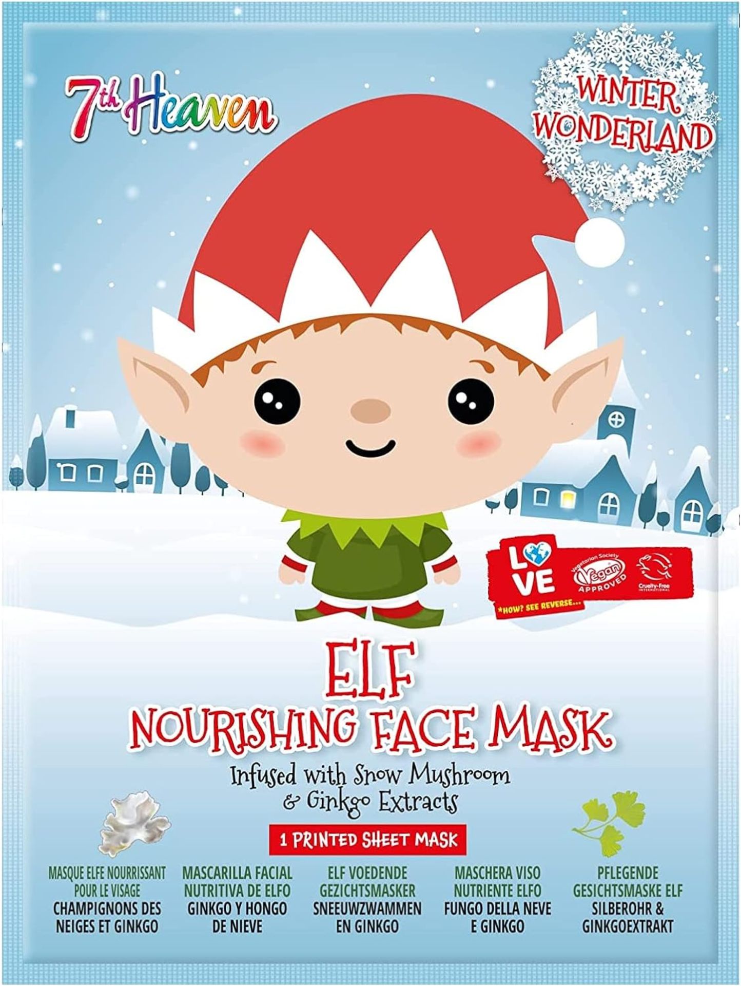 180 X BRAND NEW 7TH HEAVEN ELF NOURISHING FACE MASKS R17-3