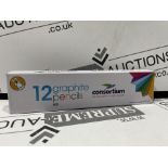 100 X BRAND NEW PACKS OF 12 HB GRAPHITE PENCILS R15.5