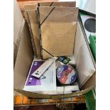 36 PIECE MIXED LOT INCLUDING VERTABIM DISCS, USB CABLES, PRIVATE FILTERS, EXACOMPTA FILES ETC R16-9