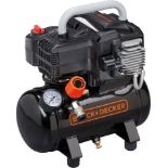 Brand New Black + Decker 195/6 NK Air Compressor, Tank capacity: 6 liters Intended Use: Inflatable