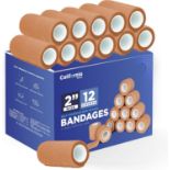 30 X BRAND NEW PACKS OF 12 CALIFORNIA SELF ADHESIVE NON WOVEN BANDAGES 3 INCH X 5 YARD COHESIVE TAPE