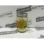 23 X BRAND NEW CITRONELLA GLASS JAR FRAGRANCED CANDLES R3-3