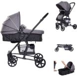 NEW & BOXED RICCO Baby 2-in-1 Foldable Buggy Stroller R3-3 Pushchair with Reversible seat, 3-
