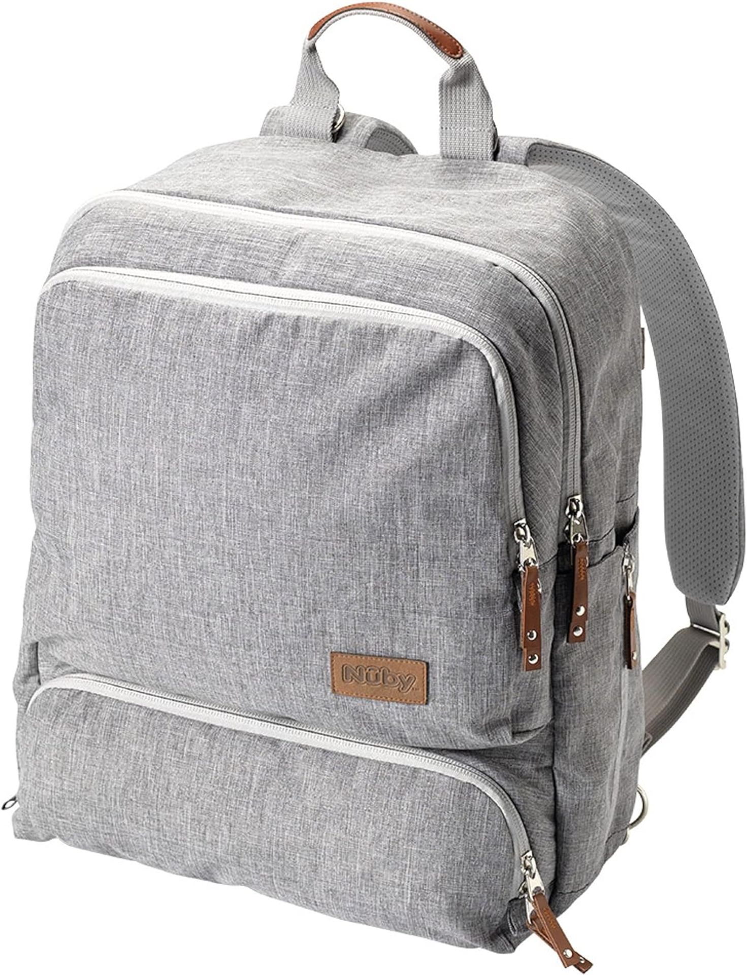 3 X NUBY GREY BACKPACK CHANGING BAGS RRP £60 EACH R6-1