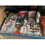 LARGE MIXED BRANDED CRAFT LOT INCLUDING MOD PODGE, SCULPEY, TULIP ETC S1-7