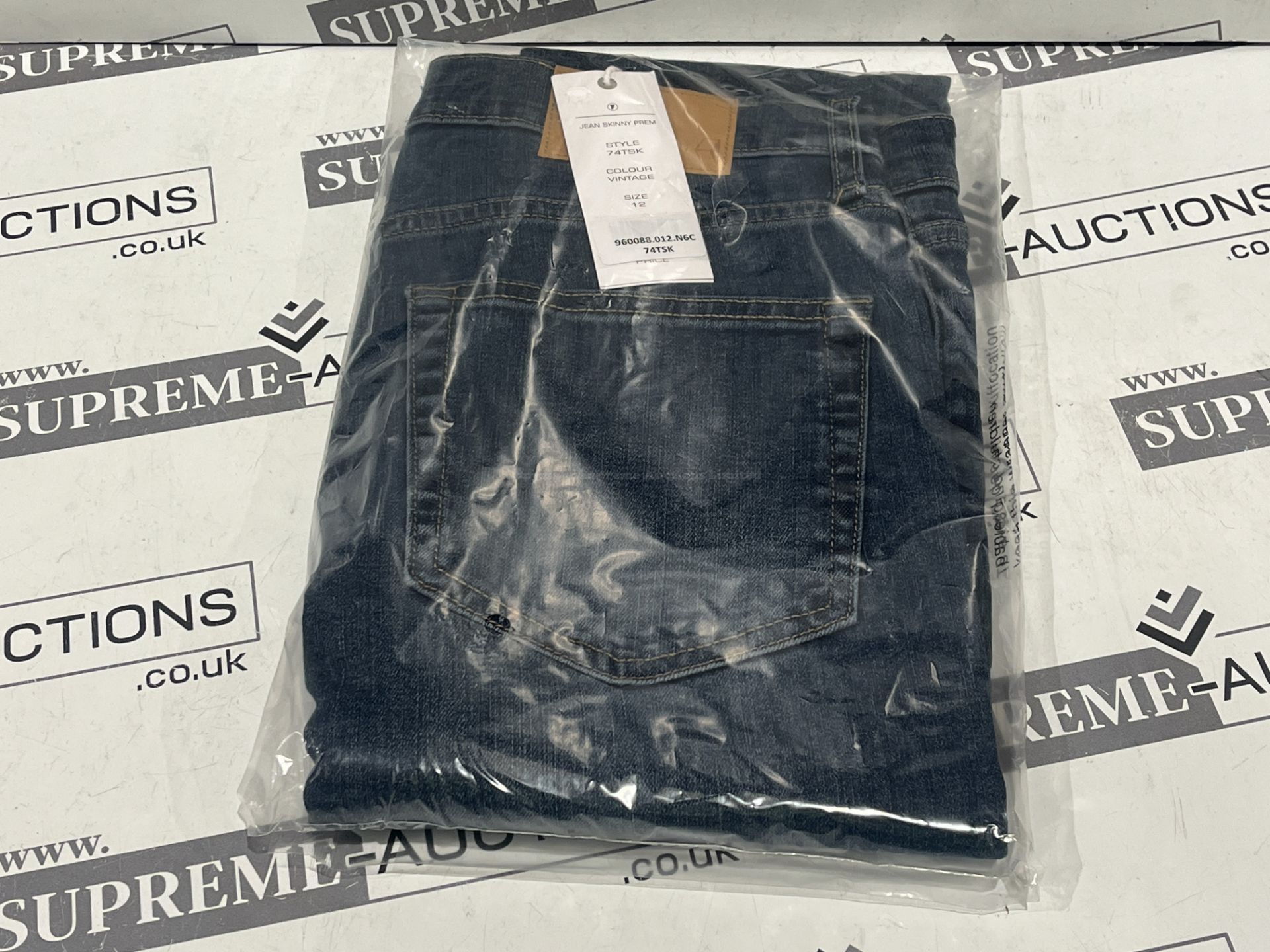 6 X BRAND NEW PAIRS OF FRENCH CONNECTION SKINNY JEANS SIZE 12 S1-10