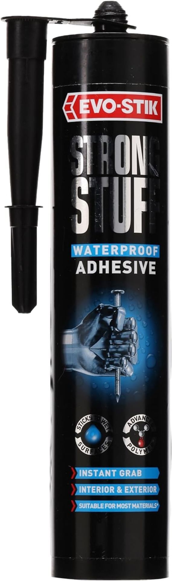 72x BRAND NEW EVO-STIK Strong Stuff Waterproof Adhesive 290ml R1-6. RRP £11.99 EACH. (R1/5/6). EVO-