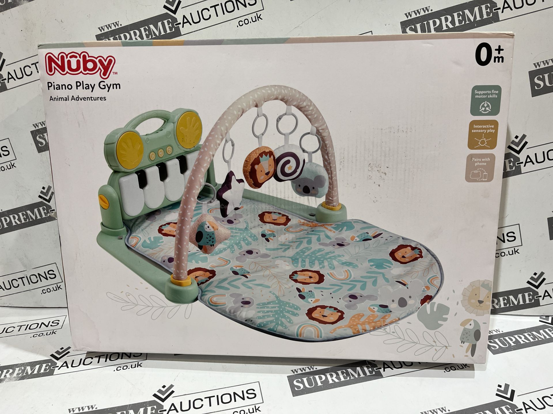 2 X NUBY PIANO PLAY GYMS ANIMAL ADVENTURES R16-11