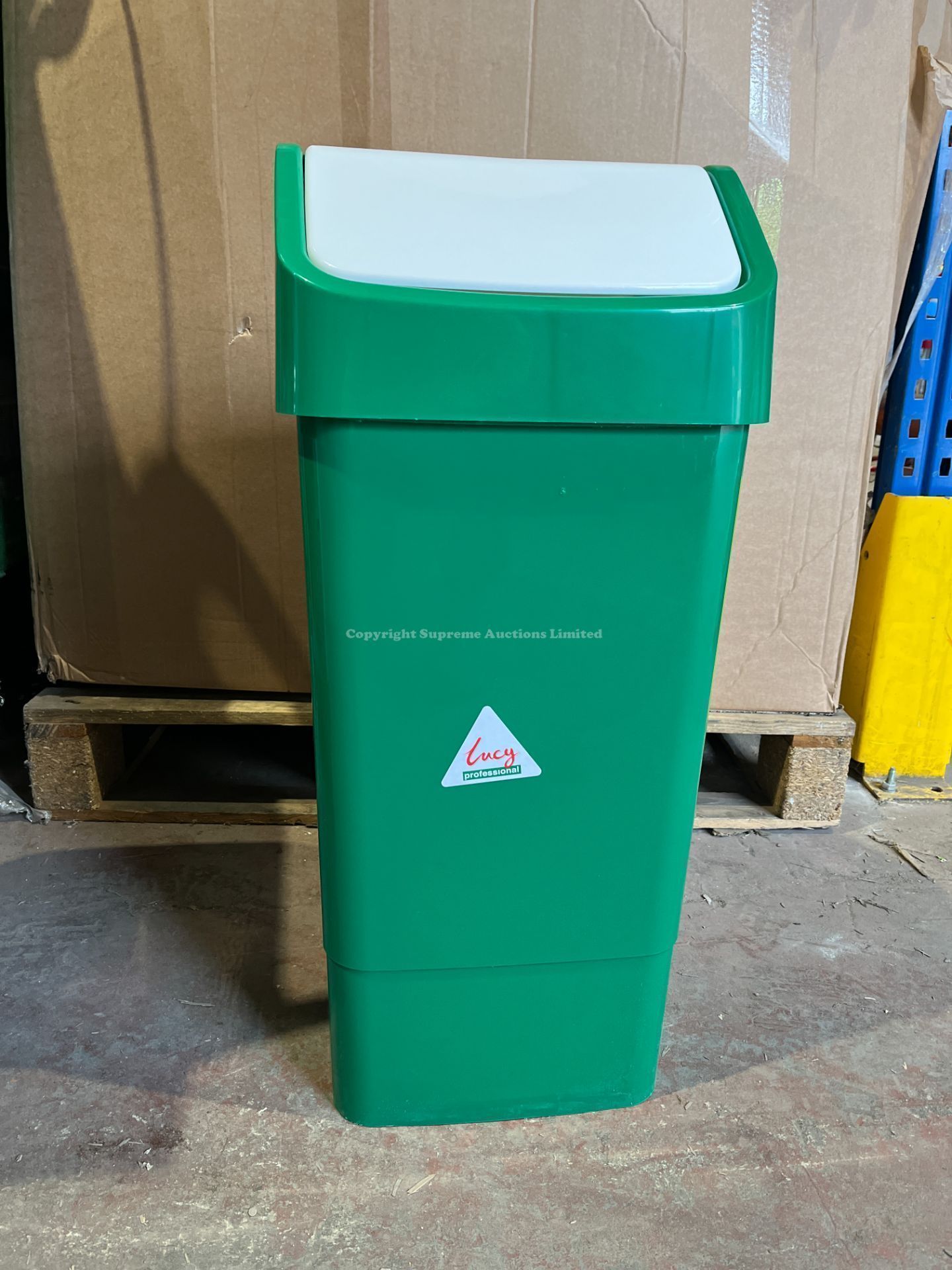 5 X BRAND NEW 50L SWING TOP RECYCLING BINS S1