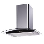 COOKE AND LEWIS CL60CGRF CURVED GLASS HOOD WITH HOB LINK TECHNOLOGY R15-7