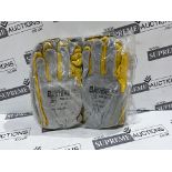75 X BRAND NEW PAIRS OF BUSTERS PROFESSIONAL WORK GLOVES R15-6
