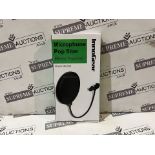 48 X BRAND NEW MICROPHONE POP FILTER R13-6