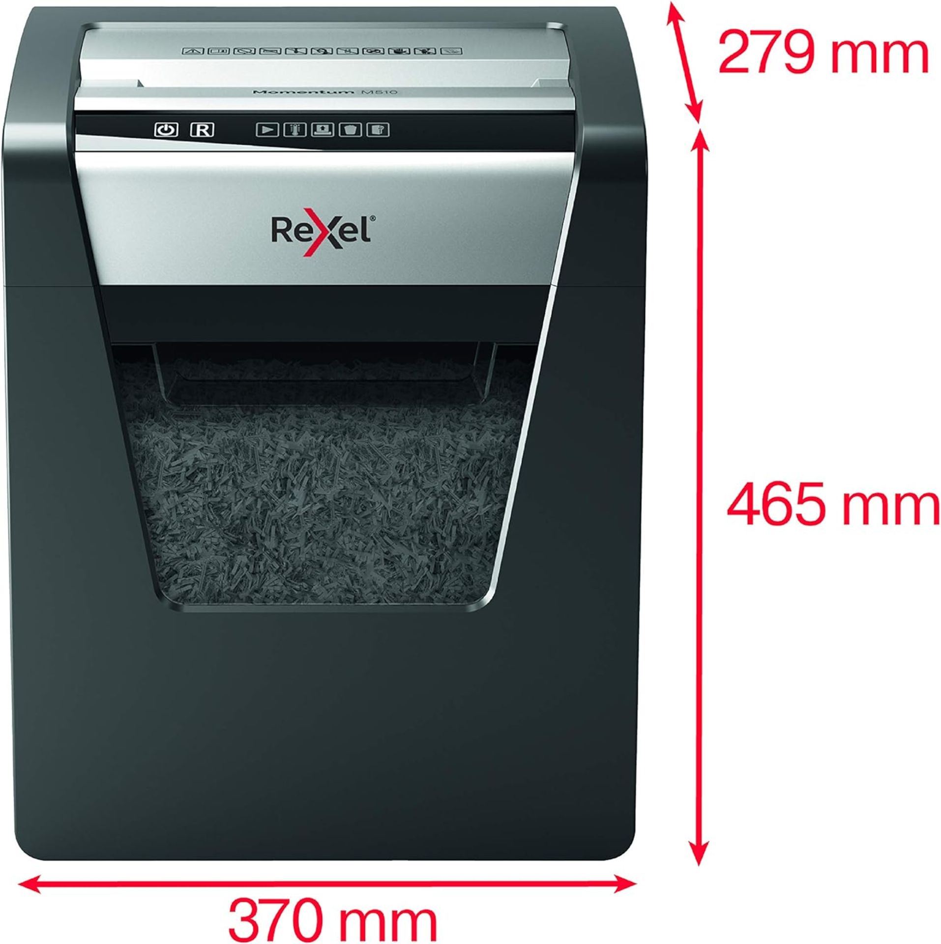 NEW & BOXED REXEL Momentum M510 Micro Cut Paper Shredder. RRP £353. (R15-12). Micro-cut shredder for - Image 6 of 7